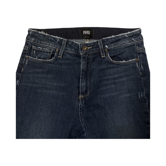 Paige Size 26 Hoxton Ankle Peg Dark Wash Denim Jeans - Picture 4 of 8